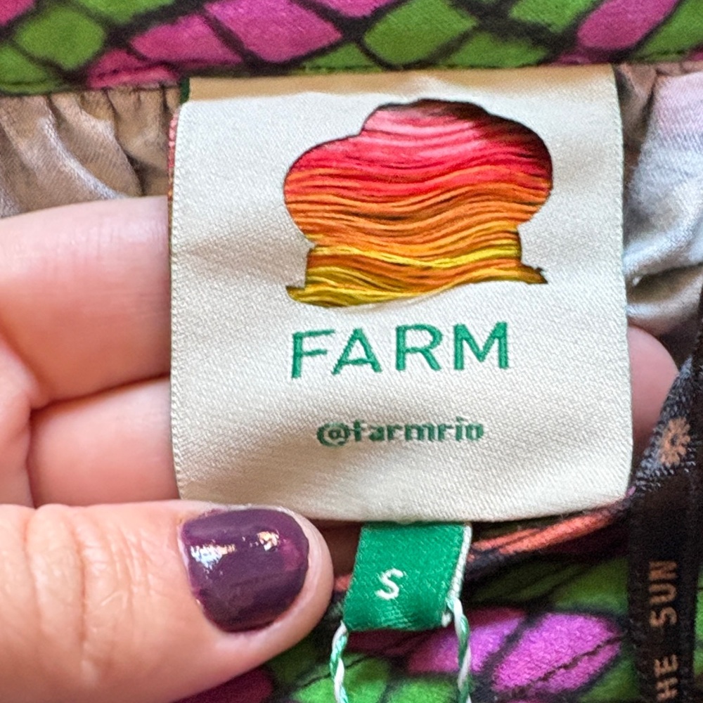 FARM Rio Colorful A-Line Skirt - Picture 9 of 12